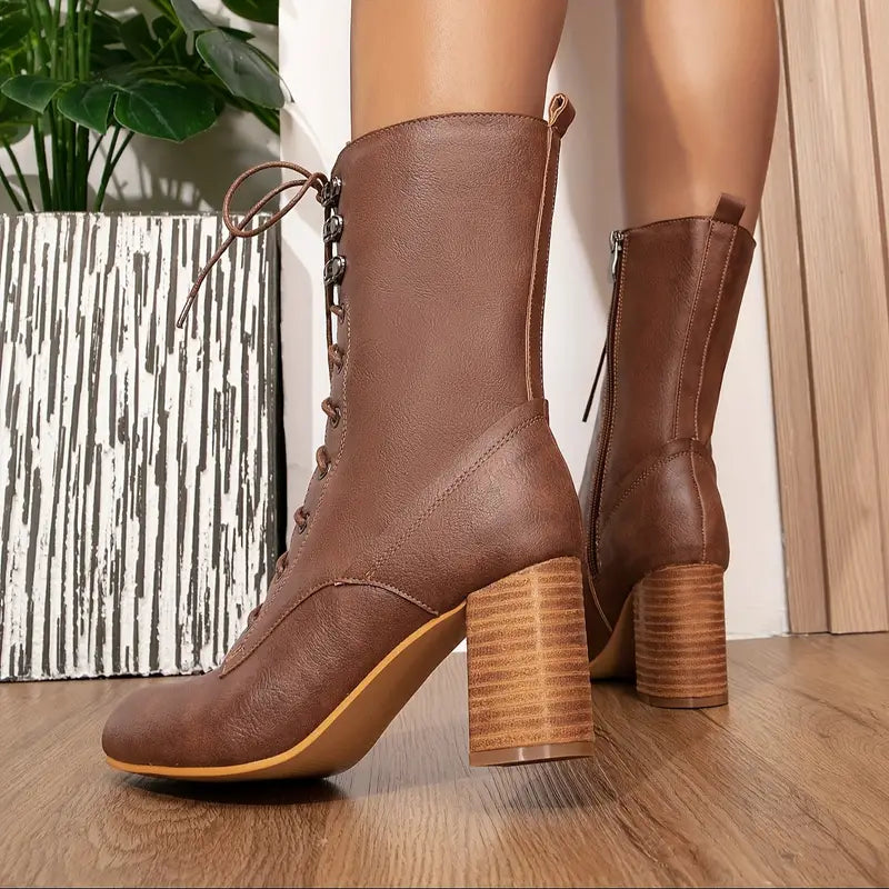Heidi-Mode | Schicke Vintage inspirierte Damen-Stiefeletten
