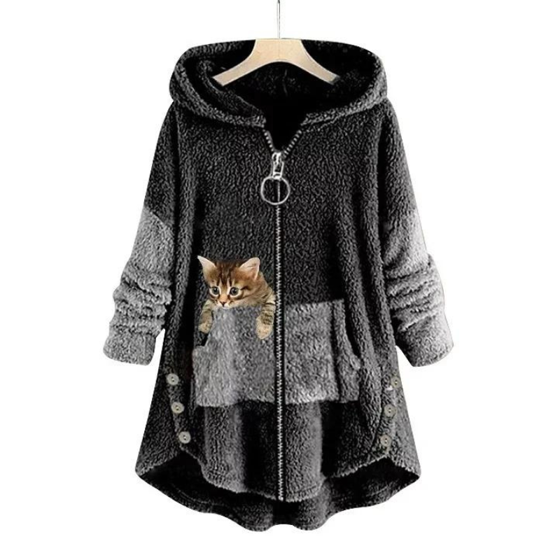 Luna - Flauschiger Winter-Kapuzenpullover