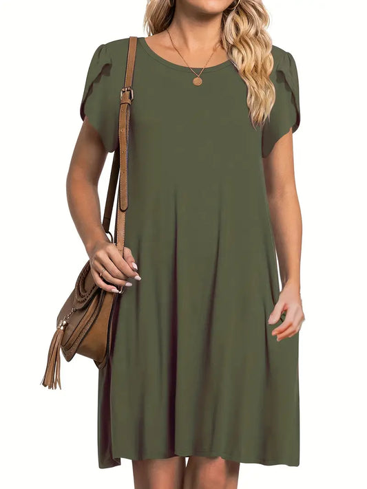 Megan - Stilvolles Kleid mit Bauchabdeckung