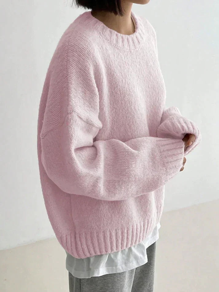 Rosa monochrome Pullover