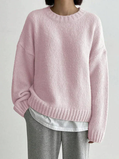 Rosa monochrome Pullover