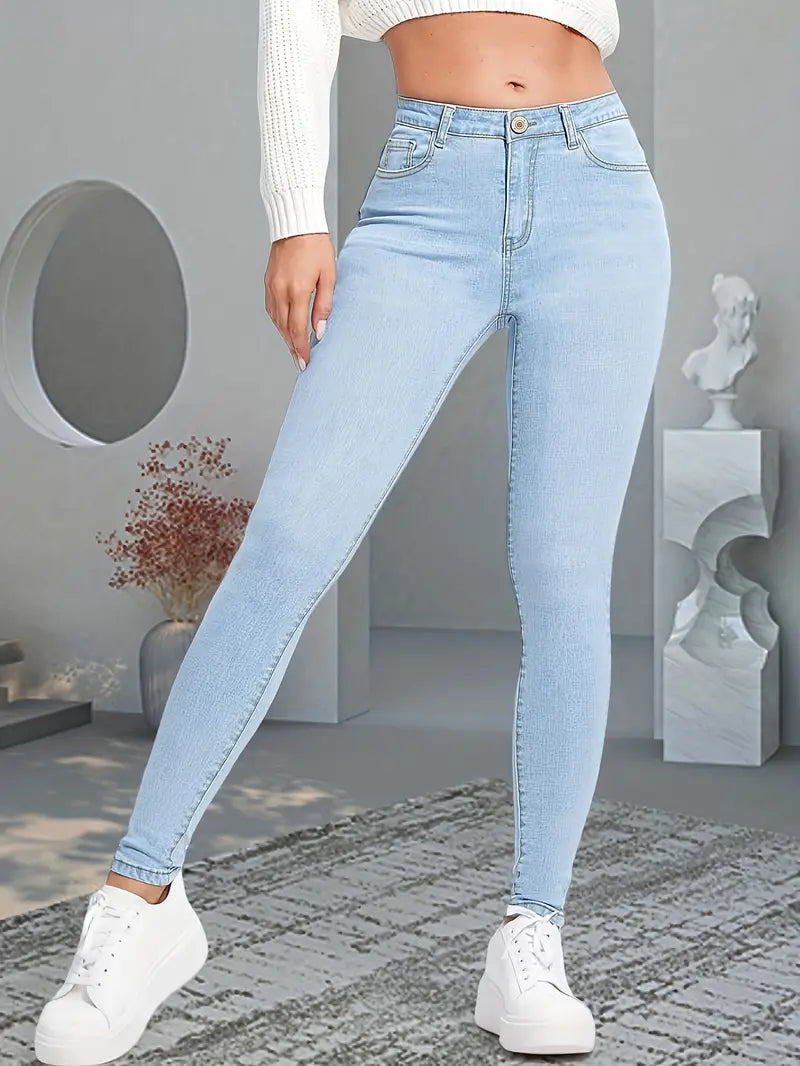 Zara – röhrenjeans mit hoher taille