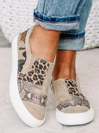 Kathryn | Leopard Halbschuhe