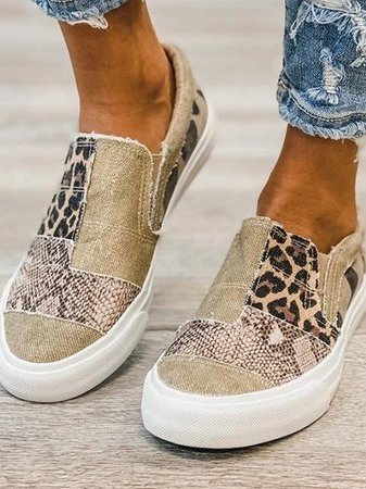 Kathryn | Leopard Halbschuhe