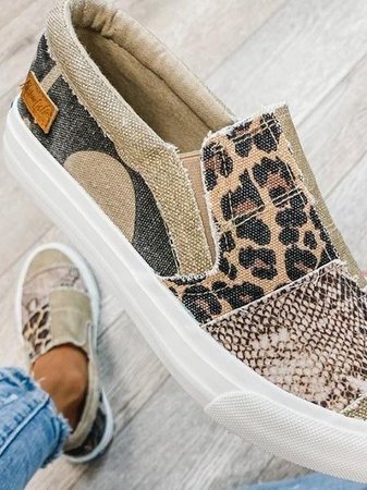 Kathryn | Leopard Halbschuhe