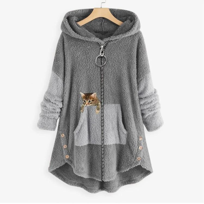 Luna - Flauschiger Winter-Kapuzenpullover