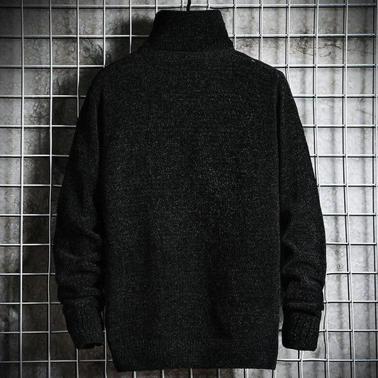 Rollkragenpullover für Herren mit Aufschrift