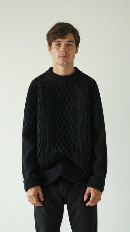 Abdal Kabelstrickpullover