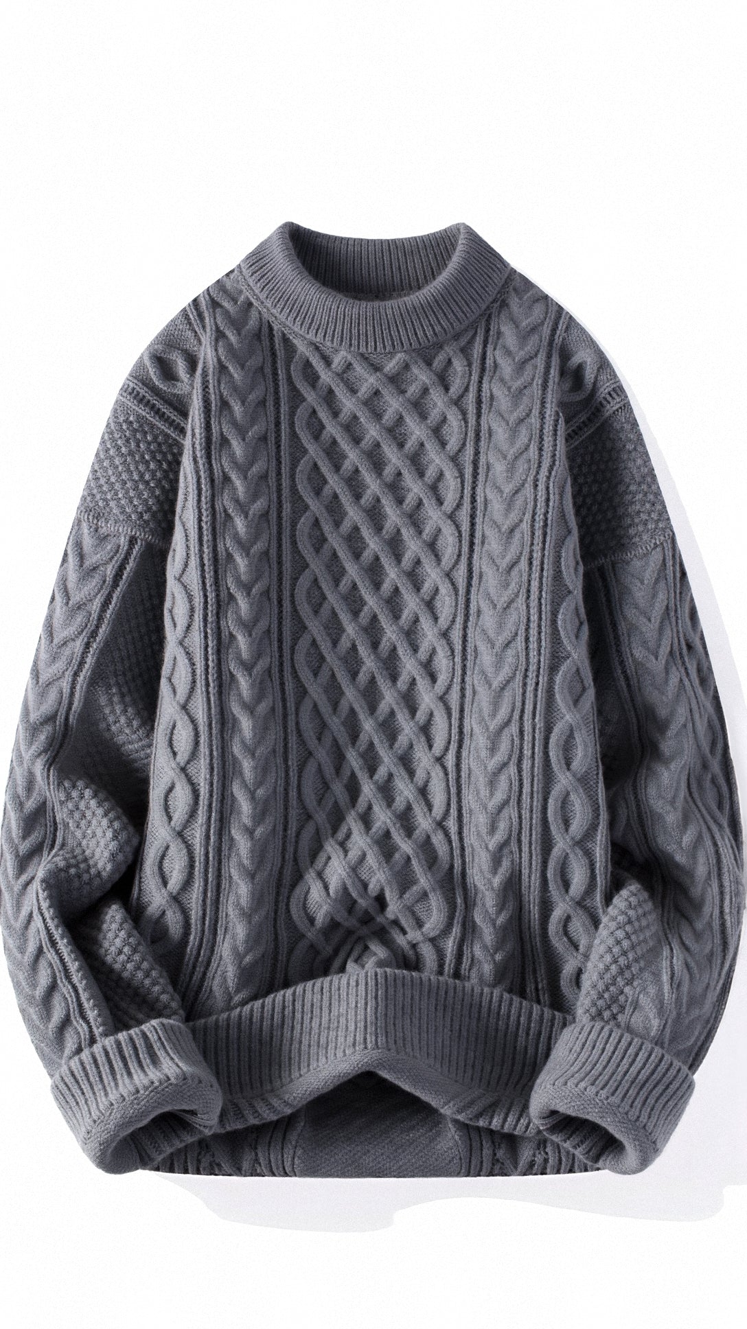 Abdal Kabelstrickpullover