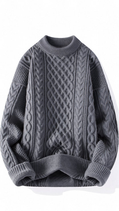 Abdal Kabelstrickpullover