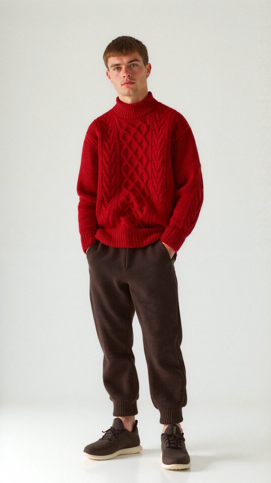 Abdal Kabelstrickpullover