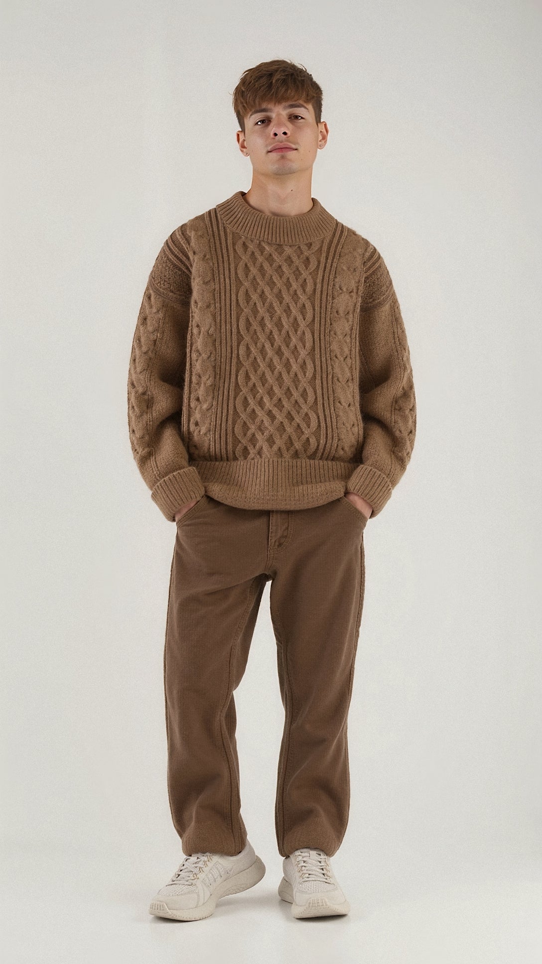 Abdal Kabelstrickpullover