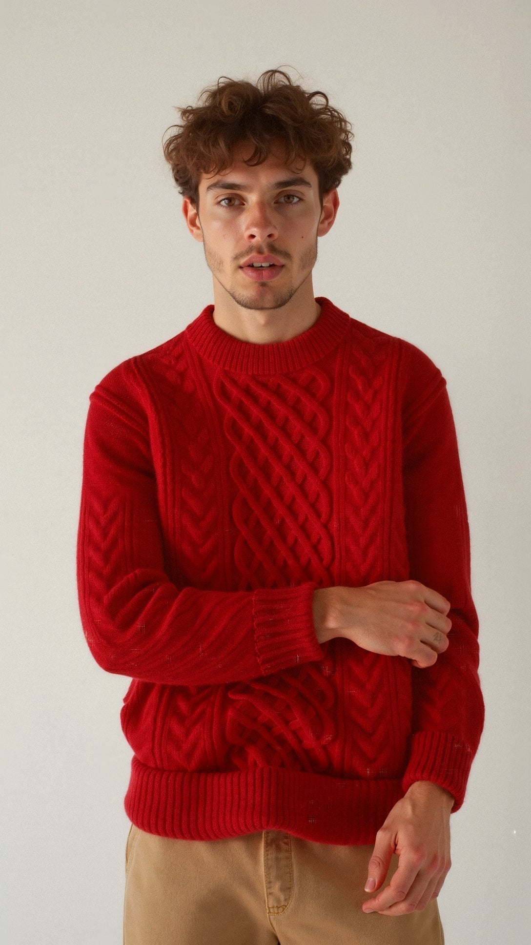 Abdal Kabelstrickpullover
