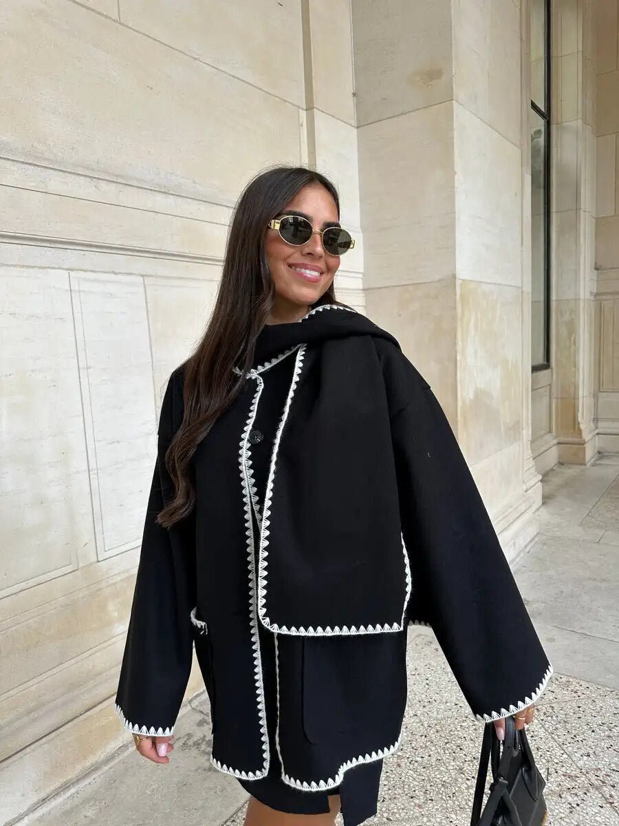 Adele Mäntel mit Schal