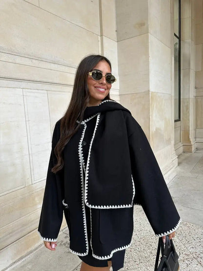 Adele Mäntel mit Schal