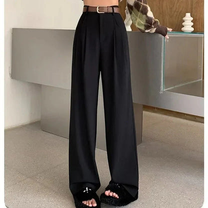 Aimie Hochtaillierte Hose mit Weitem Bein