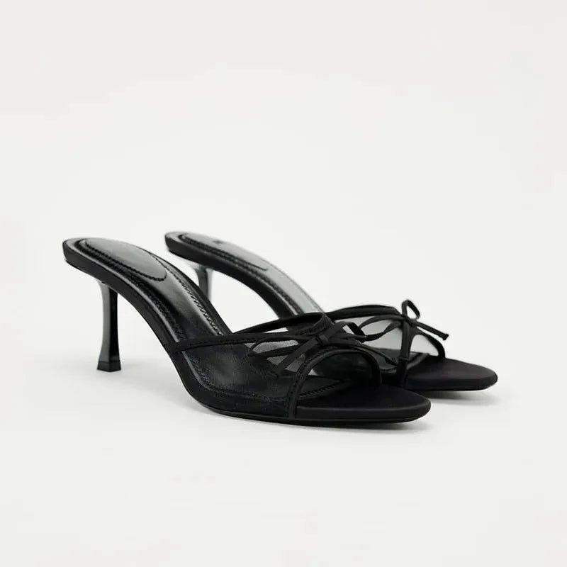 Alena Slip-On-Sandalen mit Schleife