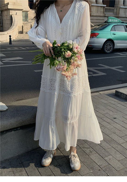 Alexandra Spitzen-Maxikleid