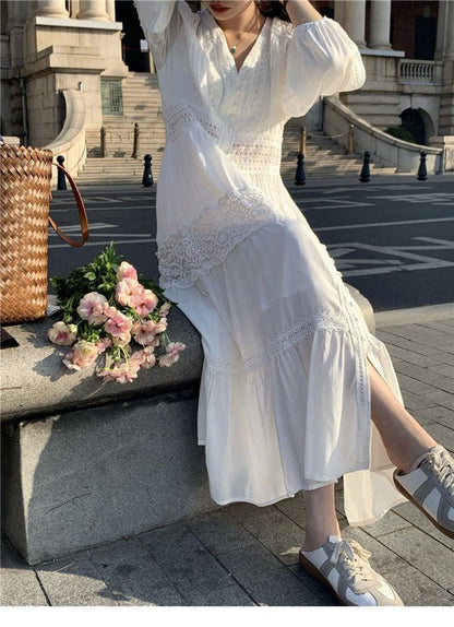 Alexandra Spitzen-Maxikleid