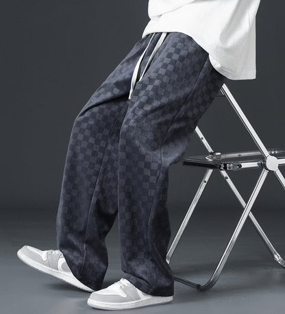 Alford Kordelzughose mit Karomuster