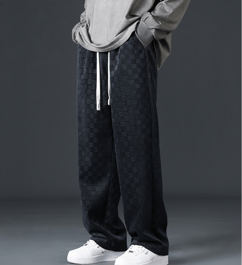 Alford Kordelzughose mit Karomuster