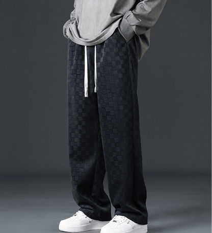 Alford Kordelzughose mit Karomuster