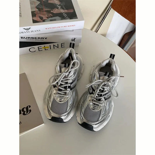 Alora Mesh-Sneaker mit dicker Sohle