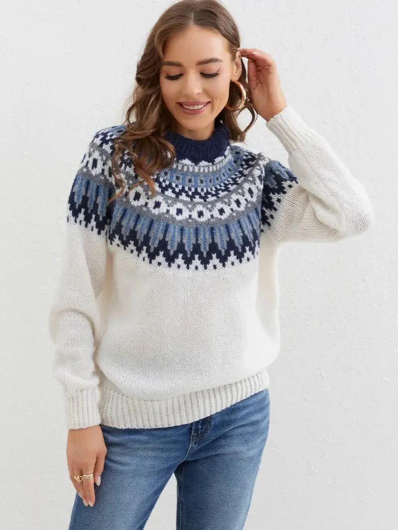 Ronja Jacquard-Strickpullover