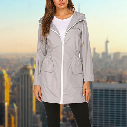 Wasserdichte damen outdoor regenjacke