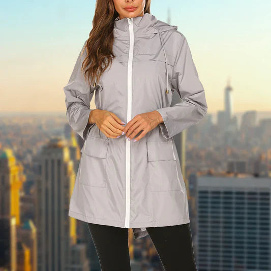 Wasserdichte damen outdoor regenjacke