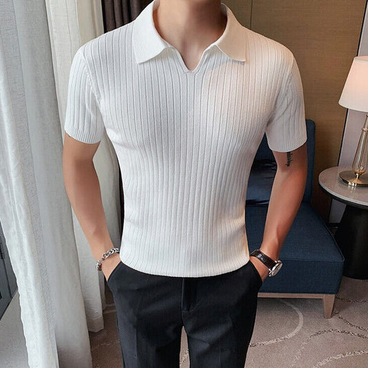 Andrian - Männer Ripp Poloshirt