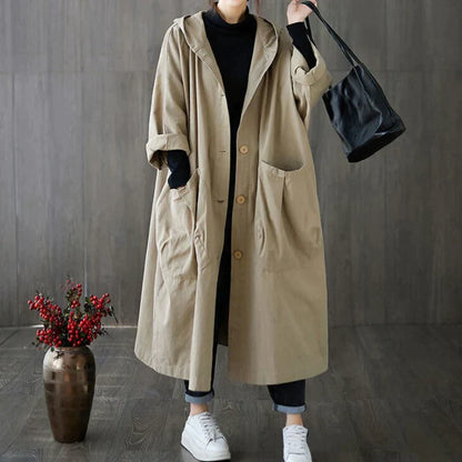 Lela – übergrober trenchcoat