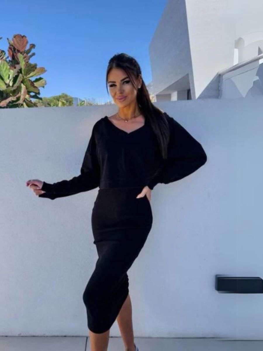 Heidi-Mode | Set aus Pullover und Kleid