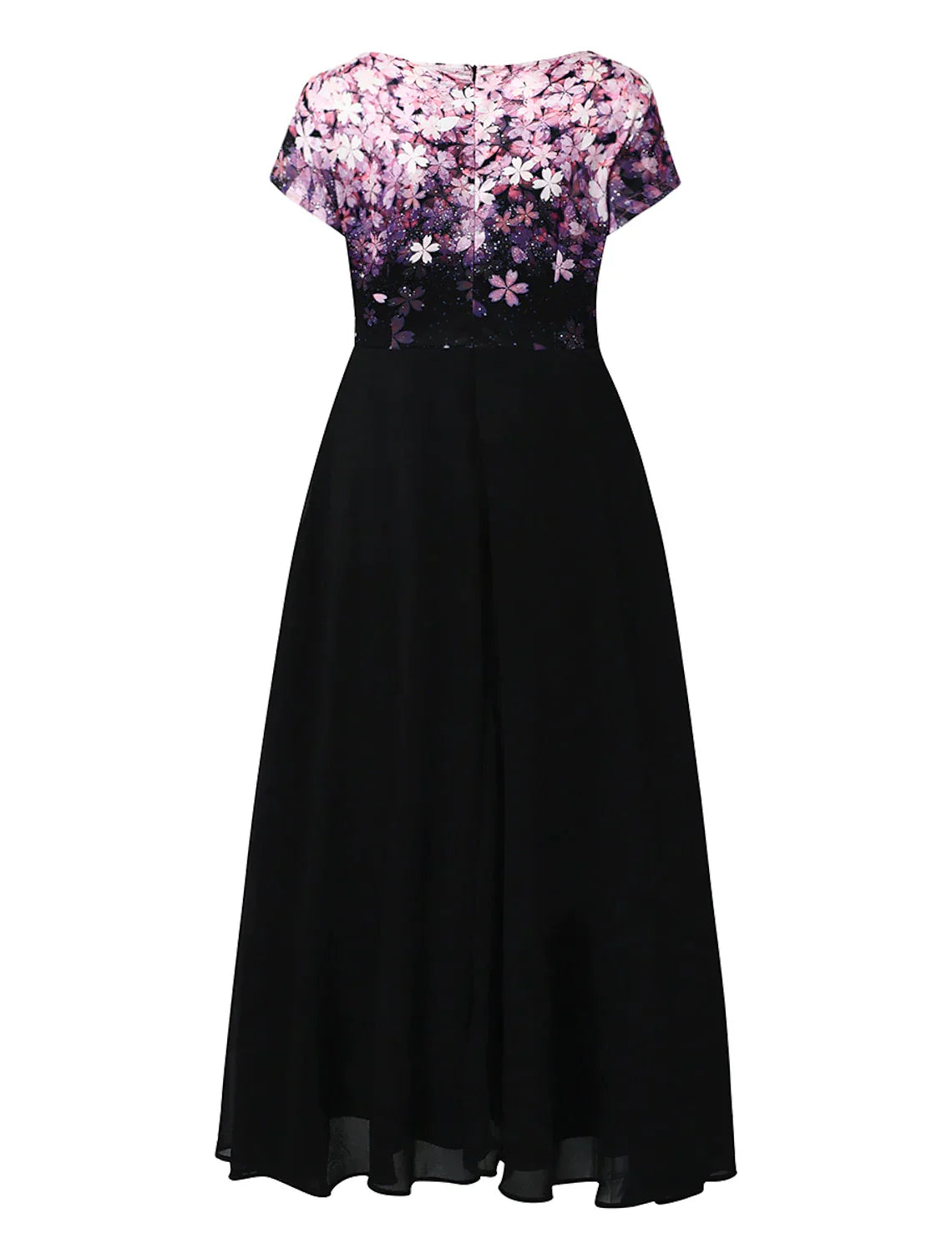 Jovana | Cade Florale Eleganz Midi Spitzenkleid